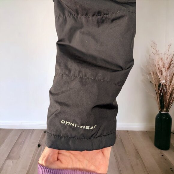 Columbia Omni-Heat Whirlibird Interchangable Black Puffer Jacket Liner SZ Small - Picture 2 of 15